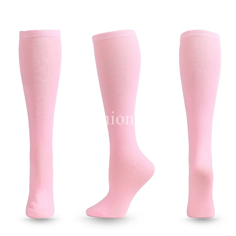 

Compression Socks Long Socks Solid Color JK Woman Socks Black White Lolita Knee High Socks Fashion Kawaii Cosplay Sexy Stockings