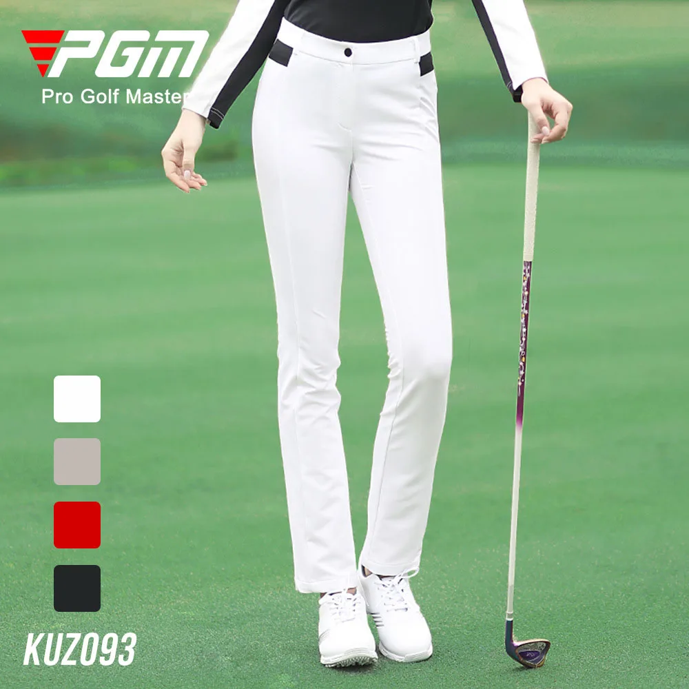 

PGM KUZ093 женские спортивные брюки для гольфа осень-зима женские брюки эластичные тонкие 91% хлопок + 9% спандекс водонепроницаемые брюки размер XS-XL