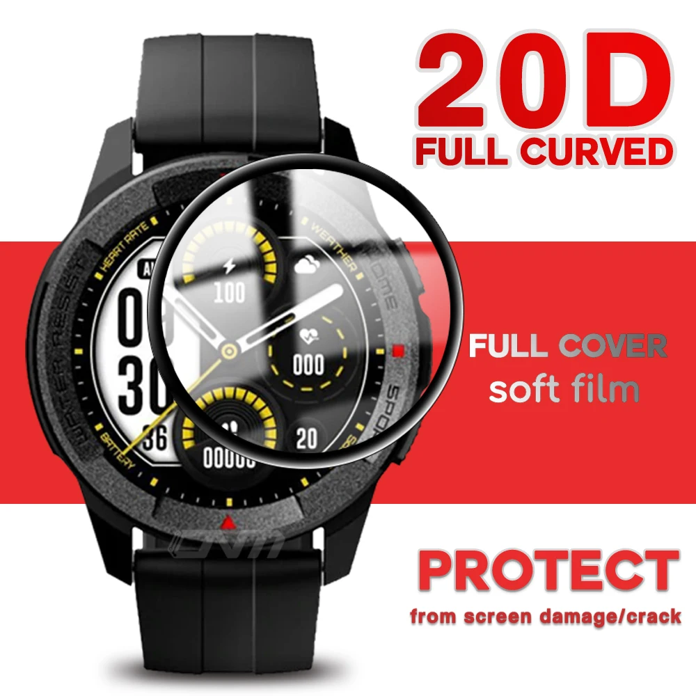 

20D Protective Film For Xiaomi Mi Mibro X1 A1 lite Color Air Smart Watch Curved Soft Screen Protector Accessories (Not Glass)