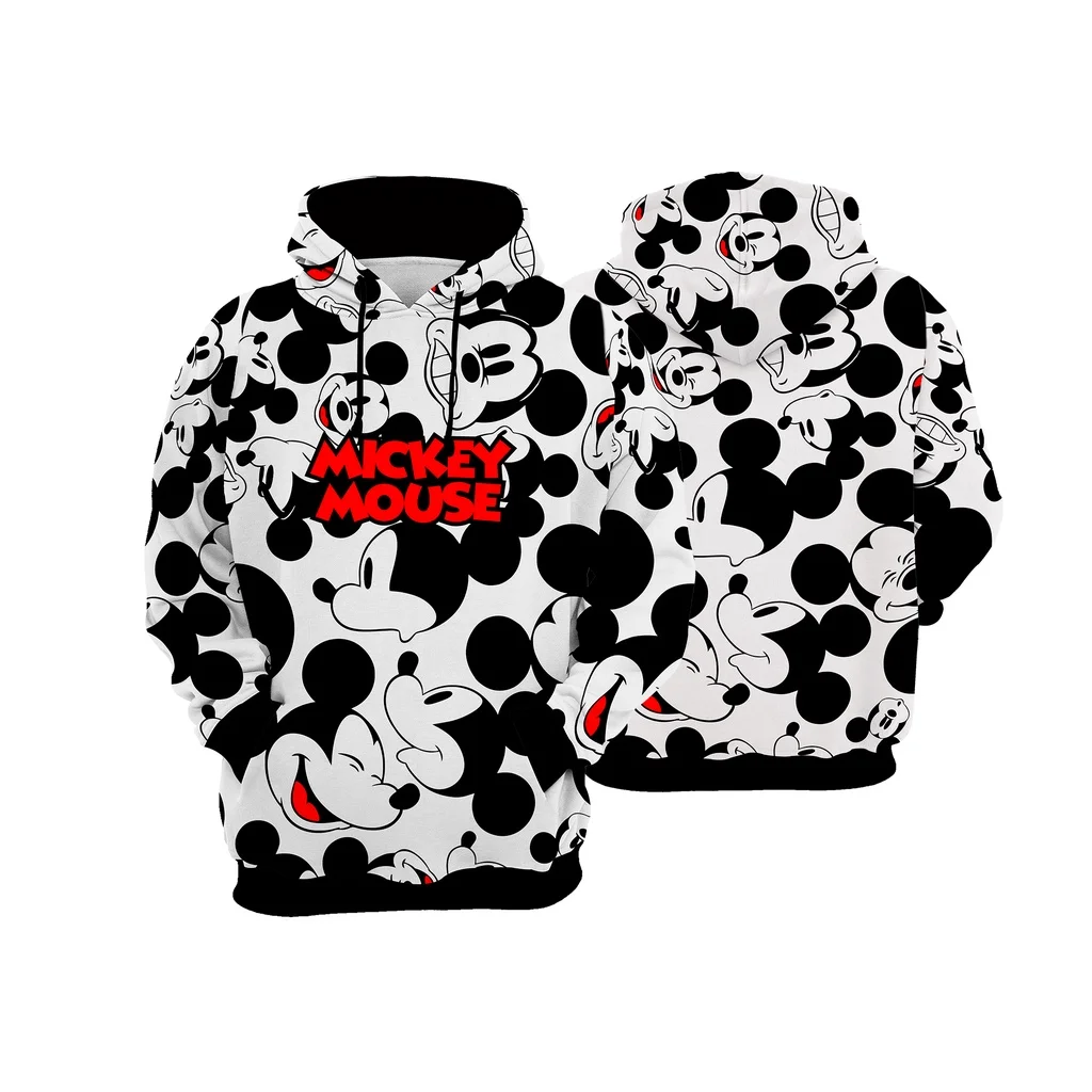 Осенне-зимние толстовки с длинным рукавом и изображением Микки Мауса