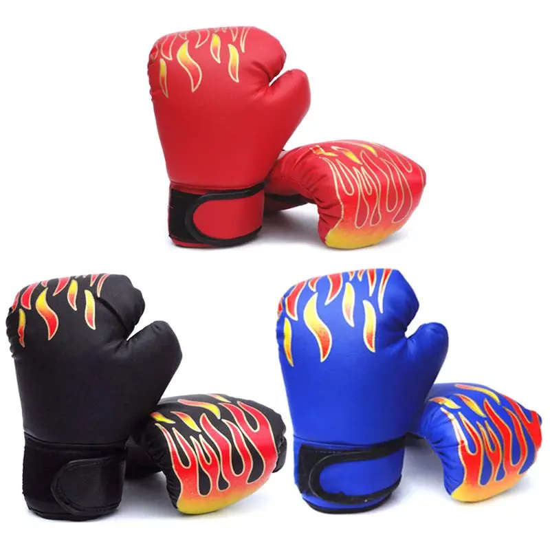 

Модные детские перчатки из дышащей искусственной кожи боксерские песочные тренировочные Нескользящие перчатки Прямая поставка