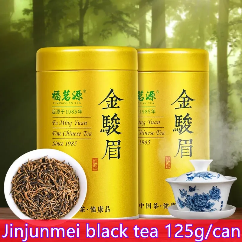 

2022 High-quality Jinjunmei Black Tea Jinjunmei 125g/can Gift Box Weight Loss Health Tea