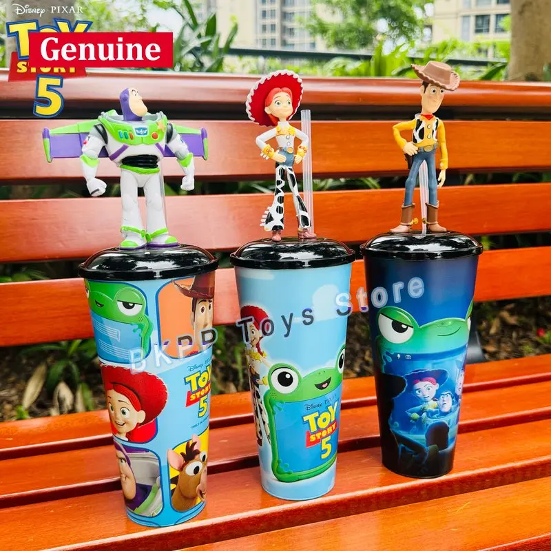 Фигурка-топпер для стакана Disney Pixar Toy Story 5: Базз Лайтер, Вуди, Джесси, Инопланетянин – для фанатов фильмов, для повседневной коллекции (art.: 3920db8d091fa) - 3920db8d091fa