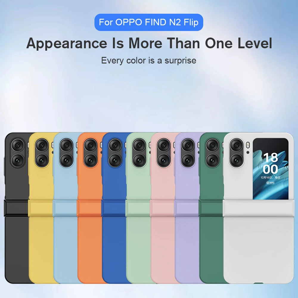

Hinge Full Protection Phone Case For OPPO Find N2 Flip 5G CPH243 N 2Flip N2Flip Hard Plastic Protective Folding Casing Cover
