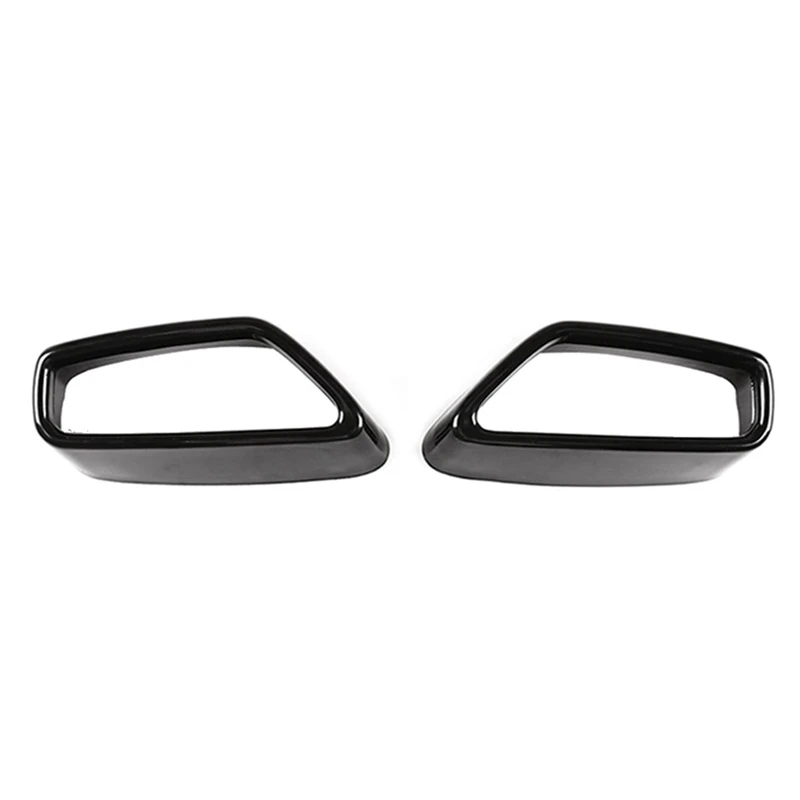 

2PCS Tailpipe Trim Frame Tailpipe Silencer Exhaust Pipe Trim Car Replacement Accessories For 18-21 BMW New 5 Series G30 G38