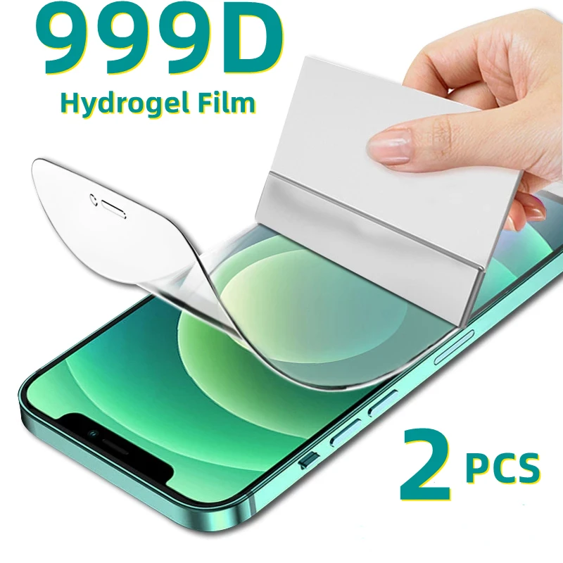 

2PCS Full Cover Hydrogel Film On the Screen Protector For iPhone 1413 12 11 Pro Plus X XR XS MAX Pro Screen Protector