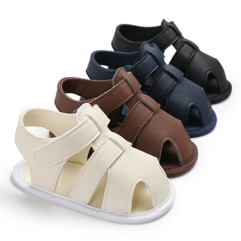 

New Born Baby First Walkers Baby 0-36 Months Boy Girl Slippers Toddler Fashion Shoes Kids Nursery School Summer Leather Shoes