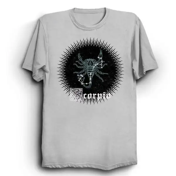 Винтажная Футболка со знаком Зодиака Скорпион