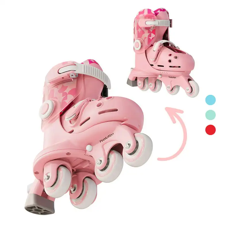 

Twista Skates, Adjustable 2-in-1, Size 7J-11J, Pink, One Pair, Unisex