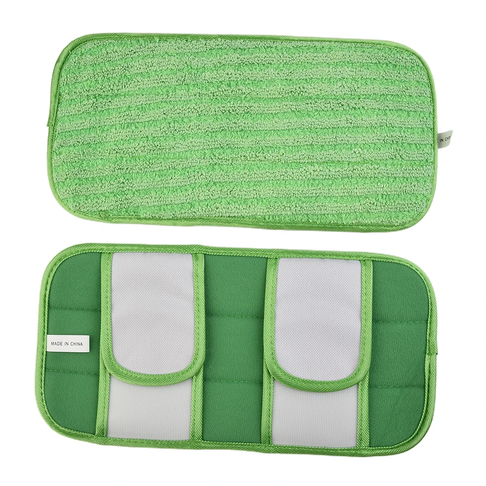 

2pc 12 Inch Reusable Washable Microfiber Mop Pads For Swiffer Sweeper Mop Pads Home Replacment Cleaning Accessories