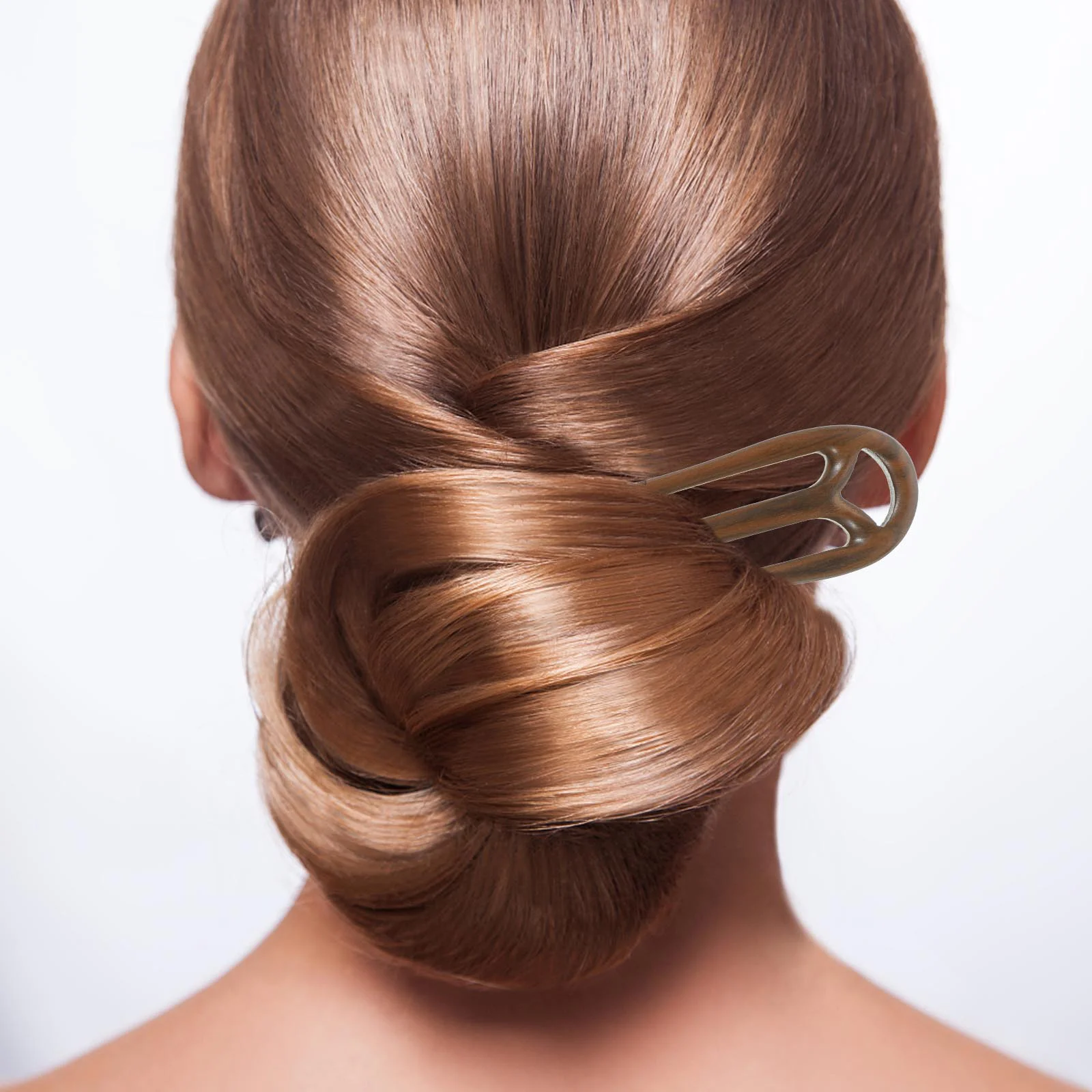 Шпилька для волос аксессуар вилка деревянная палочка винтажный держатель