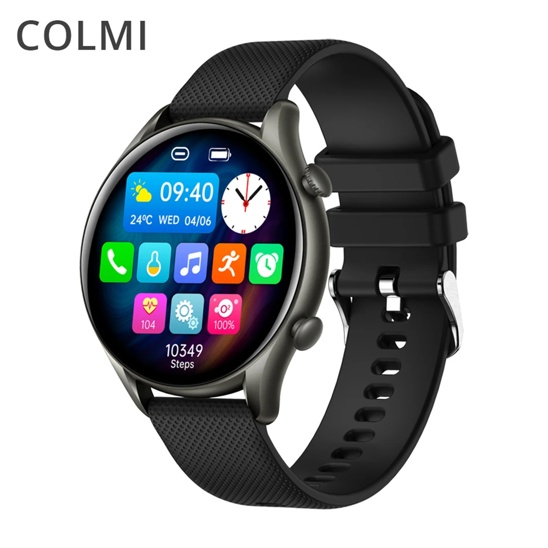 COLMI i20 Smart Watch Men 1.32 inch 360*360 Screen Bluetooth Call Heart Rate Sleep Fitness Tracker Smartwatch Women
