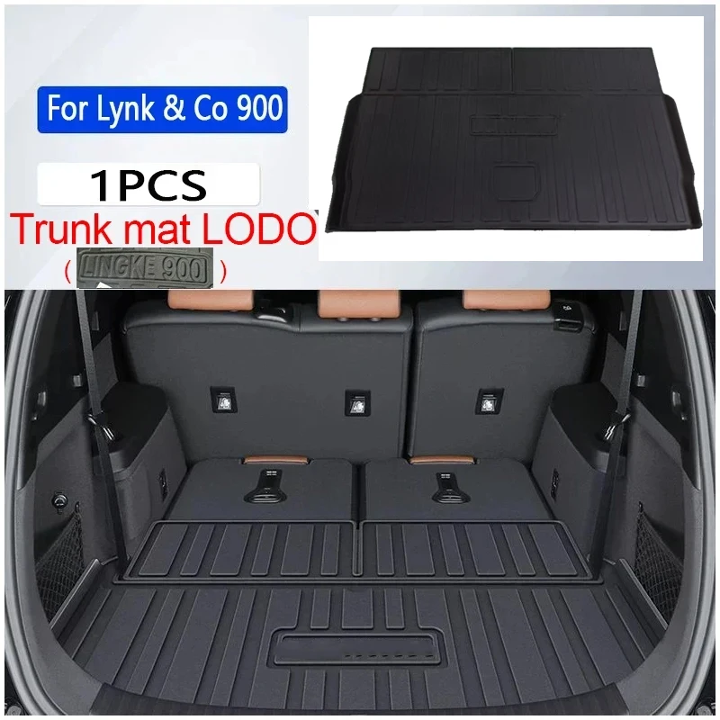 

Для Lynk Co 900 2025 2026 материал ТПЭ, автомобильный коврик для багажника, подкладка для багажника, коврик для хранения грузовика, антигрязные водонепроницаемые автомобильные аксессуары