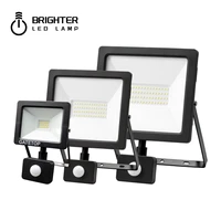 super bright outdoor lighting 1 pack motion sensor security flood light 10w 30w 50w for site illumination adjustable angles