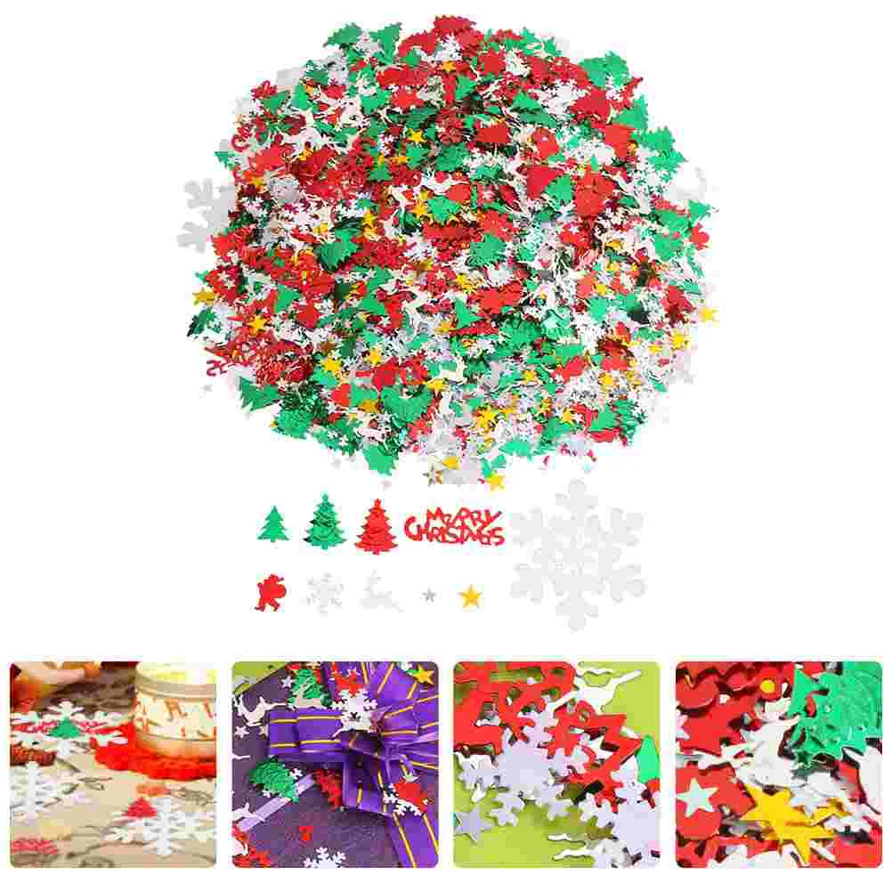 

1 Pack of Festival Confetti Table Xmas Party Supplies Plastic Colorful Confetti