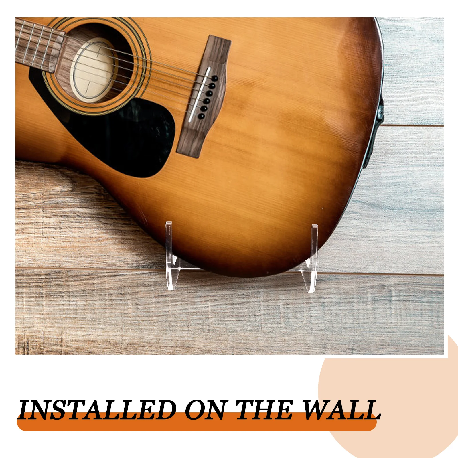 Настенный держатель для бас-гитары вешалка крепления крючок укулеле акриловая