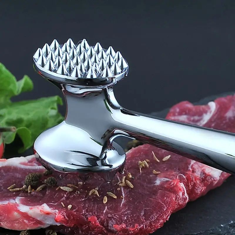 

Zinc alloy Double-sided meat hammer Multifunction Meat tools Non-slip and comfortable kitchen gadgets and accessories