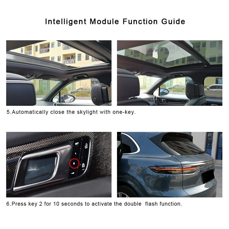 Умный модуль для автомобильного стеклоподъемника с одним ключом Porsche Cayenne Macan