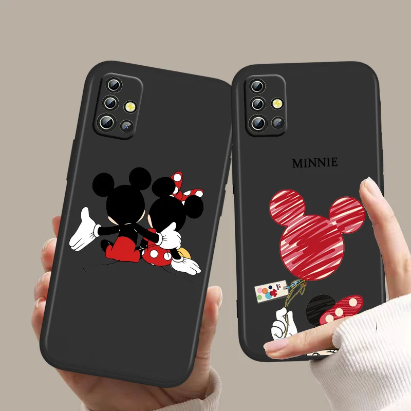 

NEW Mickey Mouse Anime Phone Case For OPPO Find X2 X3 X5 Lite Neo Pro Reno2 Reno4 Reno5 Reno6 Reno7 Black Funda Cover Soft Back