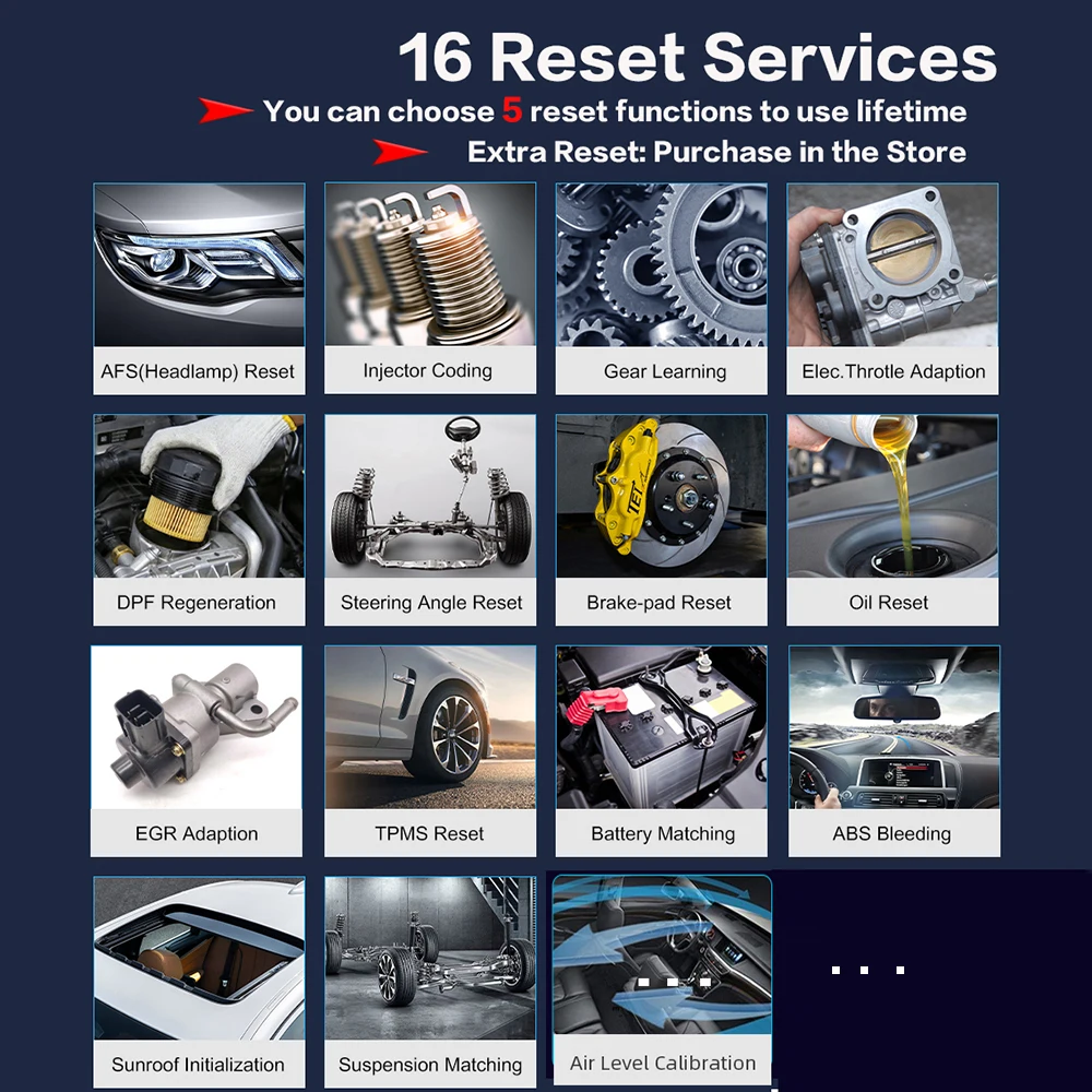 2022 Newest LAUNCH X431 CRE205 OBD2 Car Diagnostic Tool Engine ABS SRS Airbag Auto Scanner with 5 Reset Service Wifi Free Update |