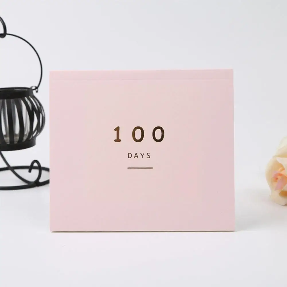 

100 Day Countdown Calendar Daily Planner For 100 Days Learning Schedule Periodic Planner Agenda School Supplies Stationery Y8w4