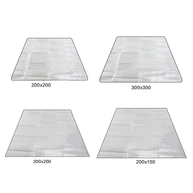 

D0AD Double Sided Aluminium Film Moisture Proof Mat Insulated Waterproof for Outdoor Traveling Camping Hiking Picnic Sleeping