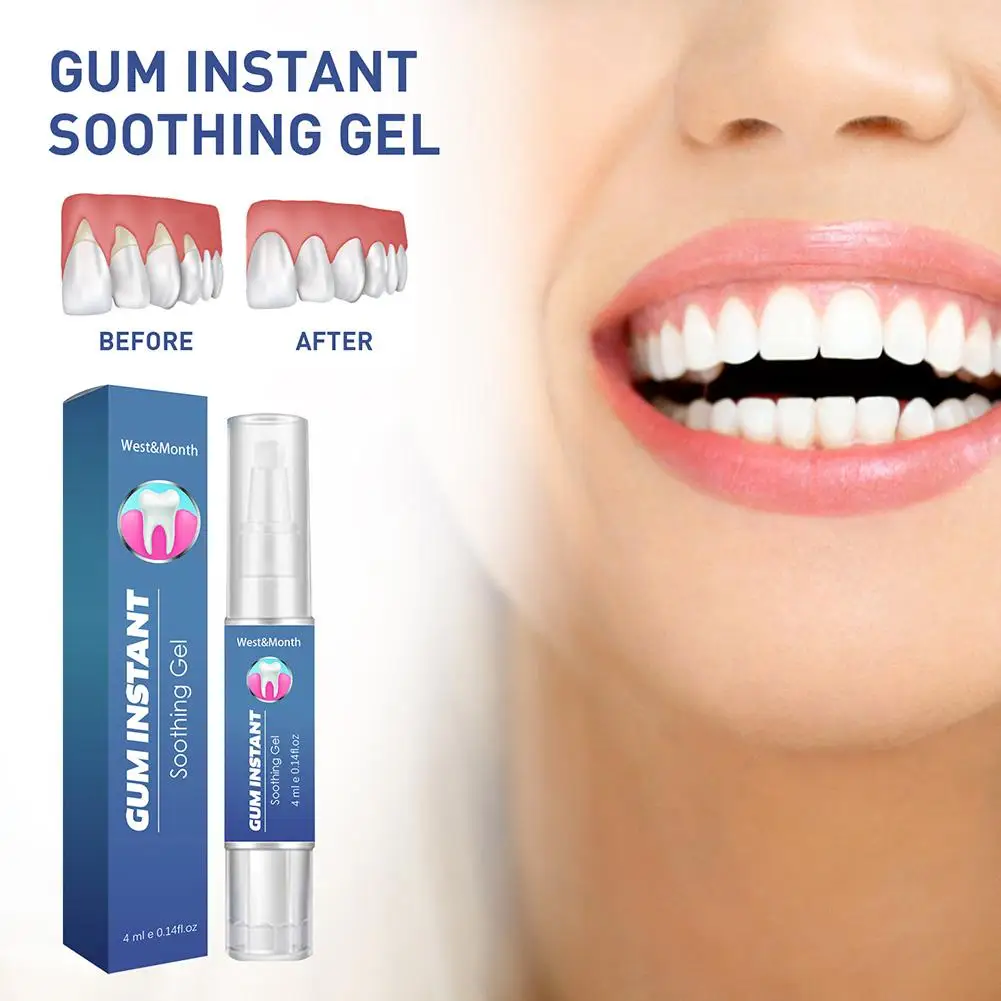 

4ml Soothing Antiseptic Gel Treatment Inflamed Gums Tissue Tongue Mouth Mouth Transient Toothpaste Ulcers Z5G6