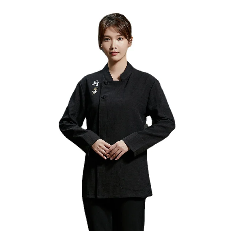 Новая Униформа шеф-повара с флисовой подкладкой для ресторана кейтеринга