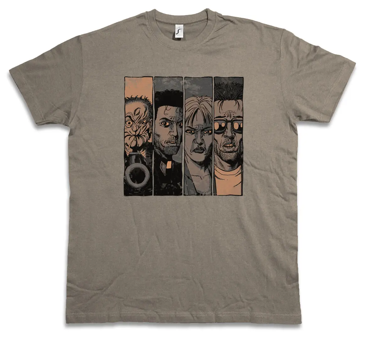 Футболка с изображением героев ANVILLE, Джесси, комиксов, проповедник, Кэссиди, кустер, Техасский ТВ-сериал