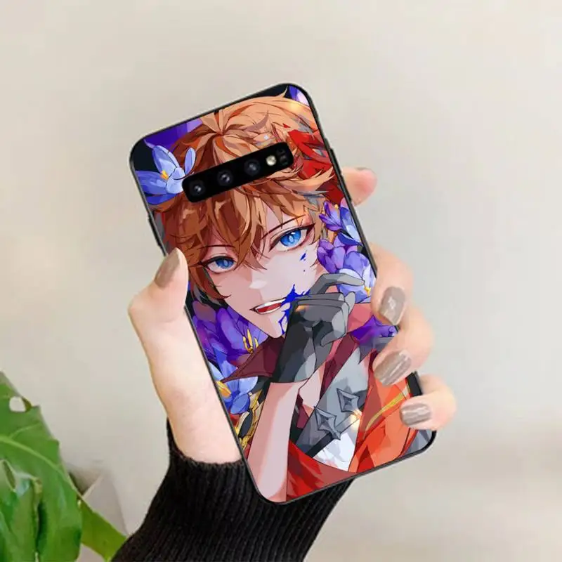 Anime Genshin Impact Phone Case for Samsung S10 21 20 9 8 plus lite S20 UlTRA 7edge