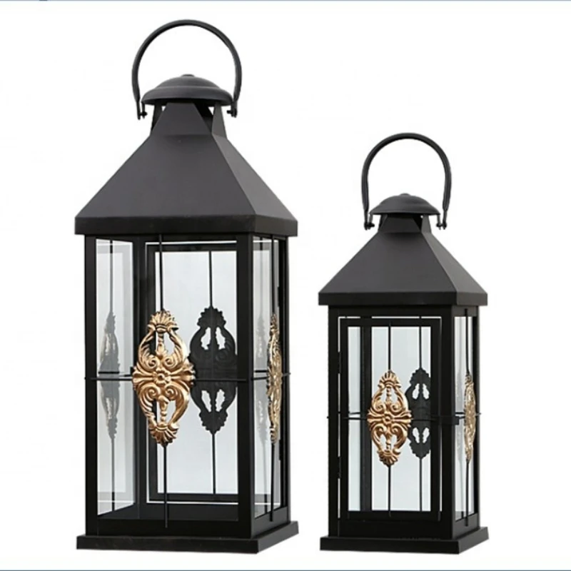 

Portable Indoor outdoor decorating glass candle holders for home decor