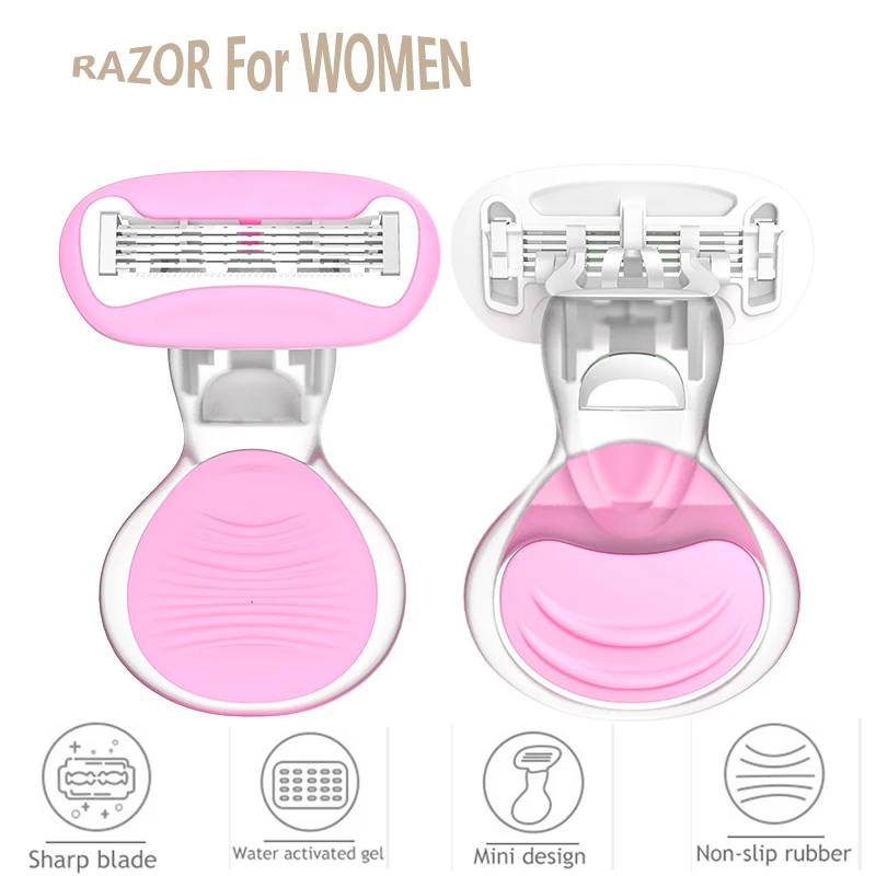 

Женский Триммер для волос, бритва, ручное бритье, бритва для женщин, удаление волос всего тела, женское бикини, легко носить с собой