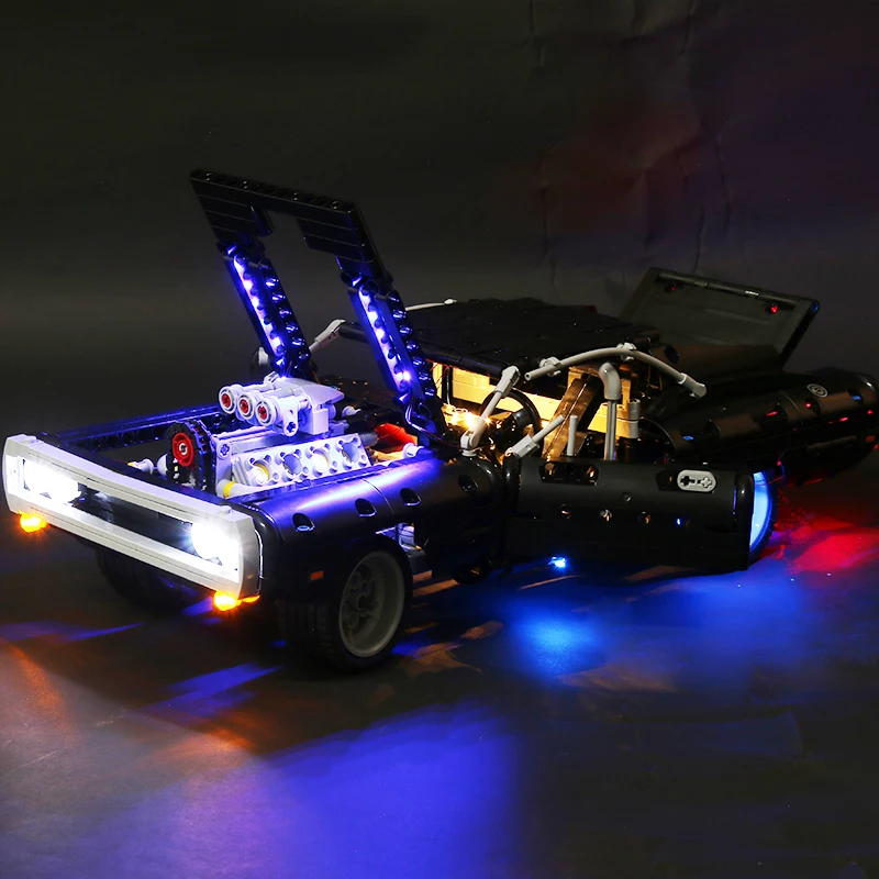 

MOC Led Light Kit For 42111 Technical Dom's Dodged Charger Toys Building Blocks Model Light Set Remote Control Edition