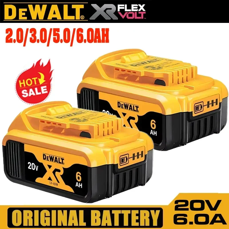 Литиевый аккумулятор DEWALT DCB200 20 В 6 Ач для Dewalt DCB184 DCB182 DCB180 DCB181 DCB206