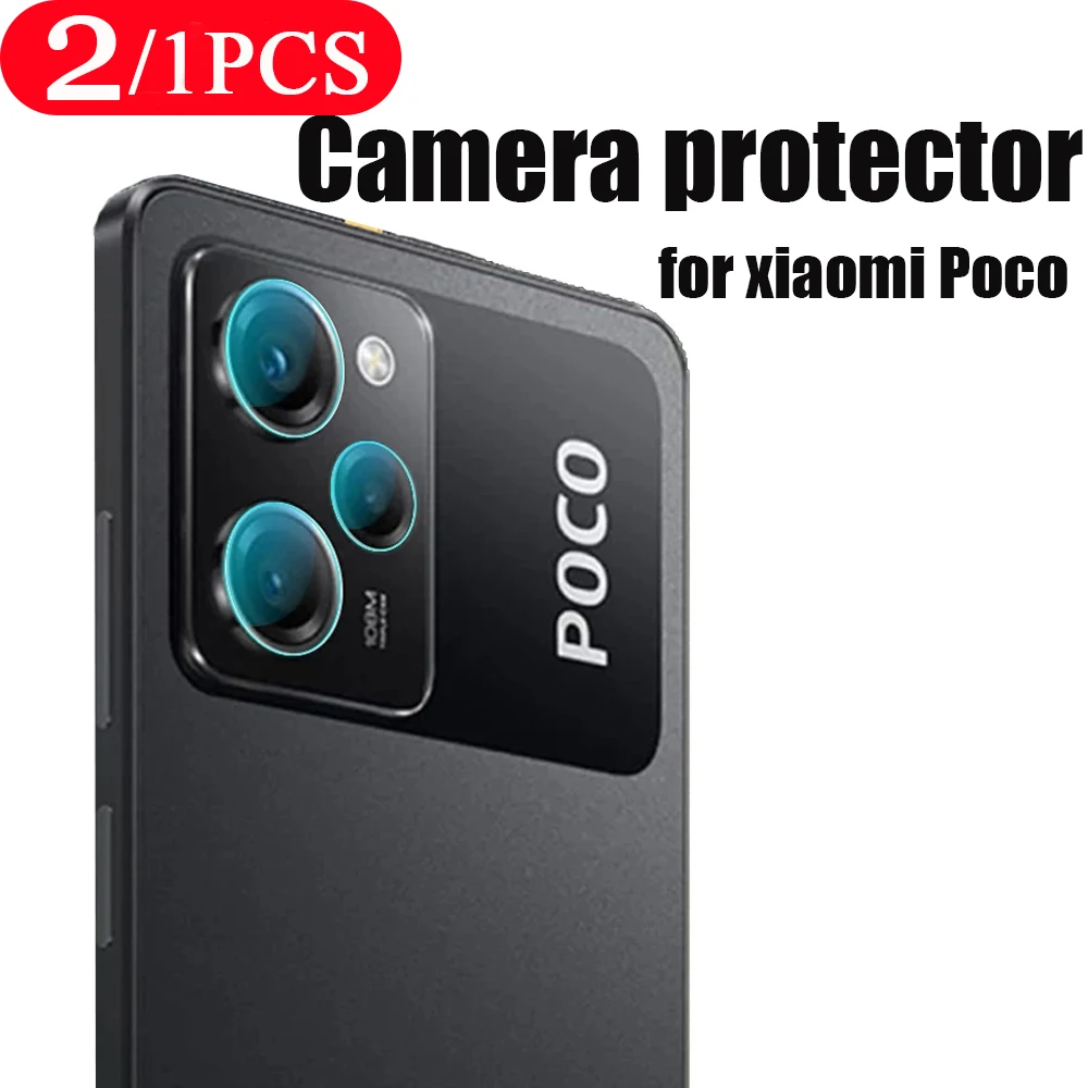 

2/1Pcs Camera protector For xiaomi Poco X5 F5 X4 M4 pro 5G Camera Lens For xiaomi Poco F3 F4 X4 X3 GT C50 C51 C55 M5 M5s HD Film