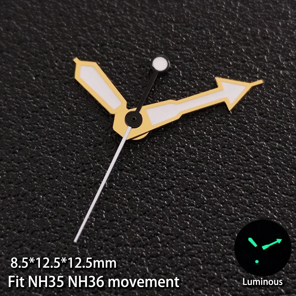 Серия NH35/NH36 аксессуары для часов с стрелкой подходят NH35 механизм NH36 светящиеся
