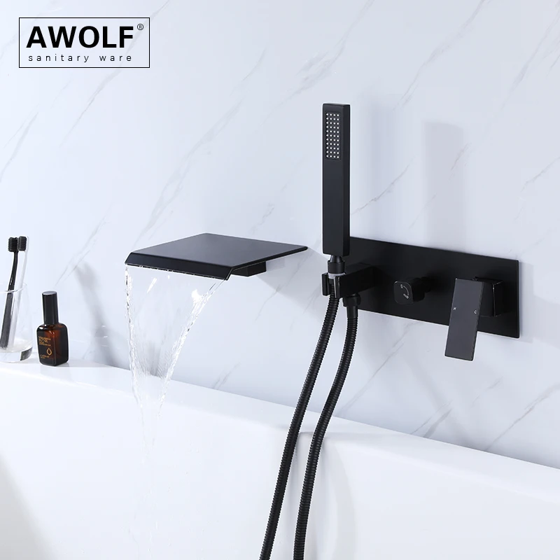Wall Mounted 2 Functions Embedded Mixer Tap Ah3054