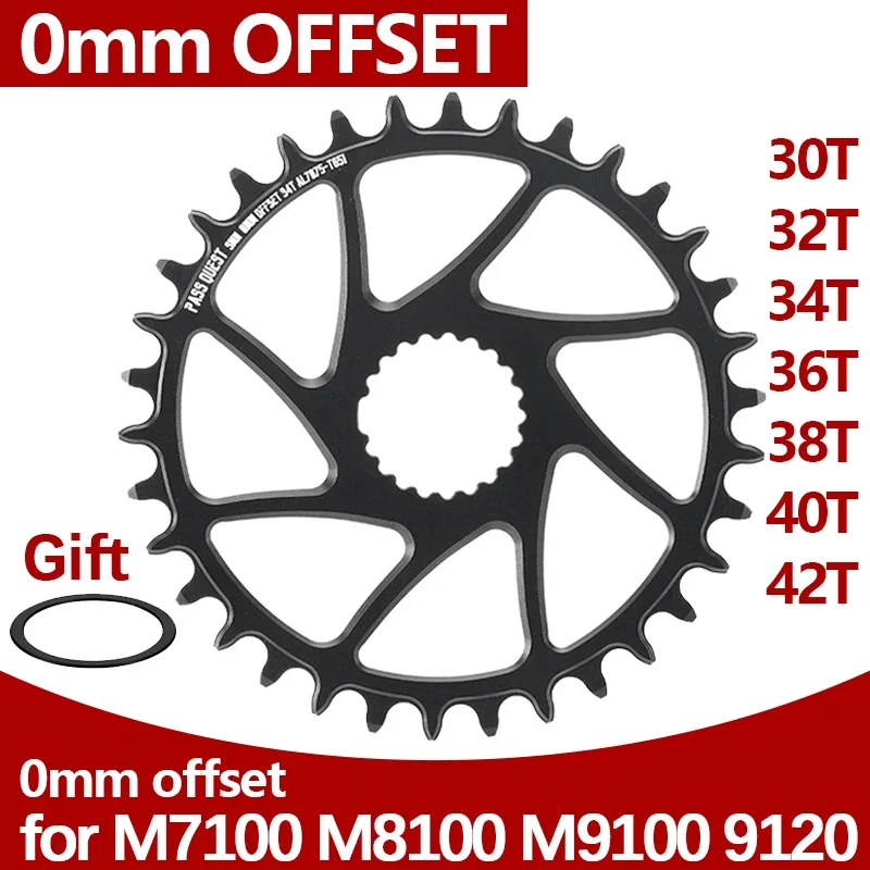Звездочка PASS QUEST со смещением 0 мм для звездочки Shimano Boost 12 скоростей M7100 M8100 M9100 9120 30T