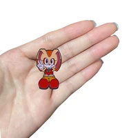d0310 retro game cartoon hedgehog enamel pin lapel pins for backpacks men womens brooches on clothes briefcase badges jewelry