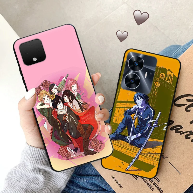 Матовый чехол для телефона Pixel 8 8a 7 7a 6 6a Moto Edge 20 30 40 Pro OneFusion G200 Аниме Noragami Yato Мягкий