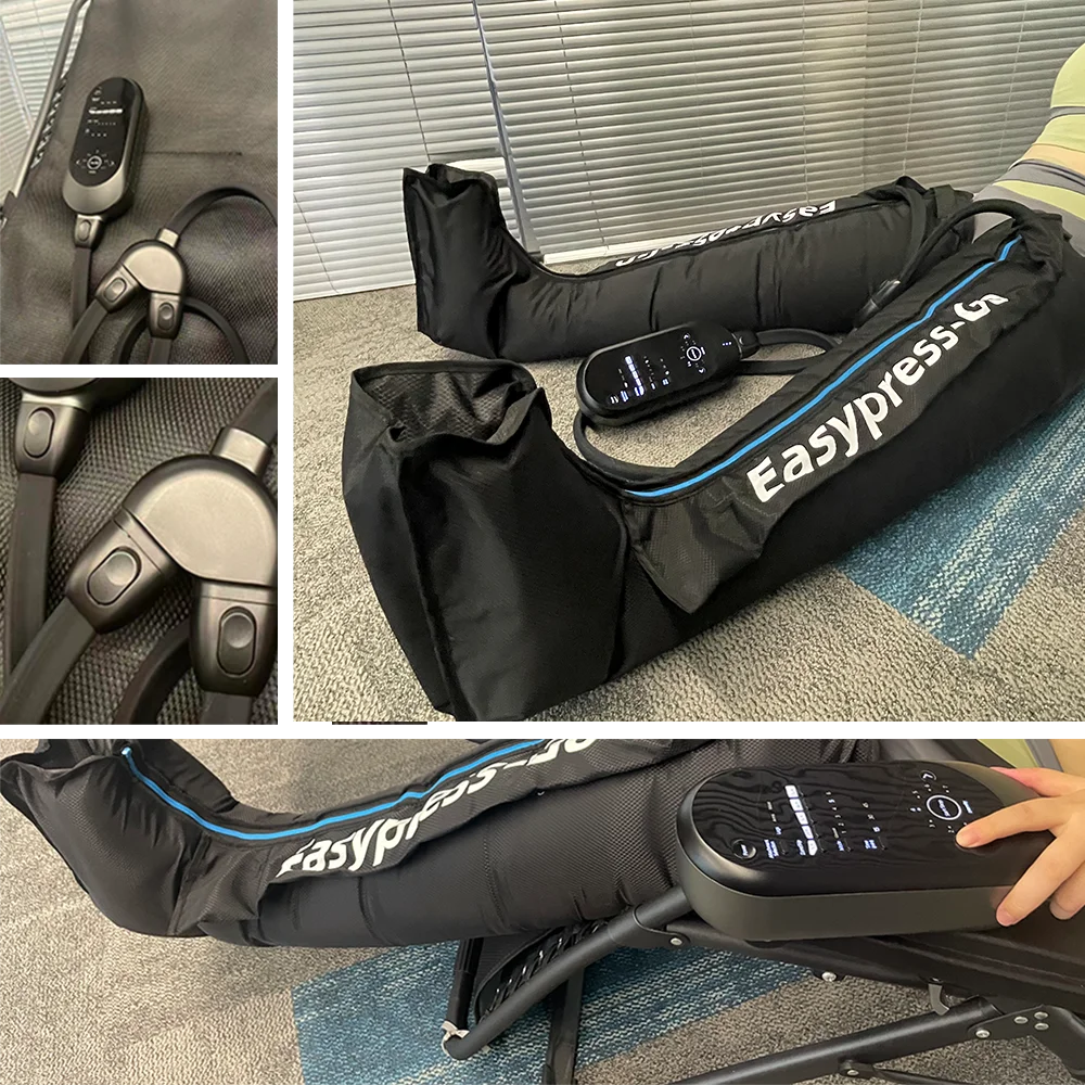 Фото Компрессионные ботинки Normatec для восстановления: пневматический массажер для ног, физиотерапевтическое оборудование, аппарат для компрессионной терапии, пневматические ботинки для расслабления и облегчения состояния спортсменов №1