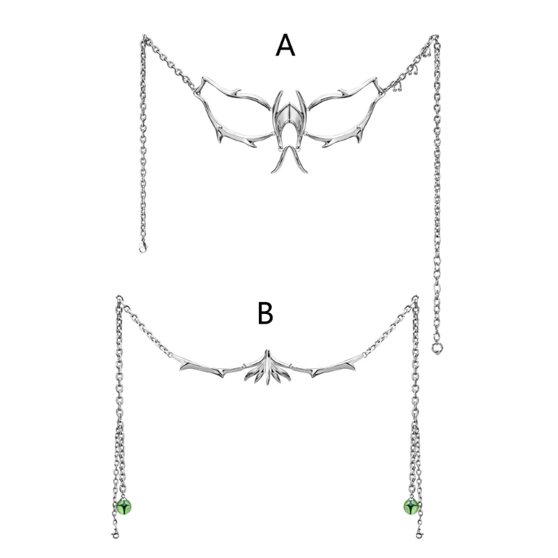 

Cosplay Event Cyber Punk Liquid Half Face Mask Fringe Unisex Ornament F19D