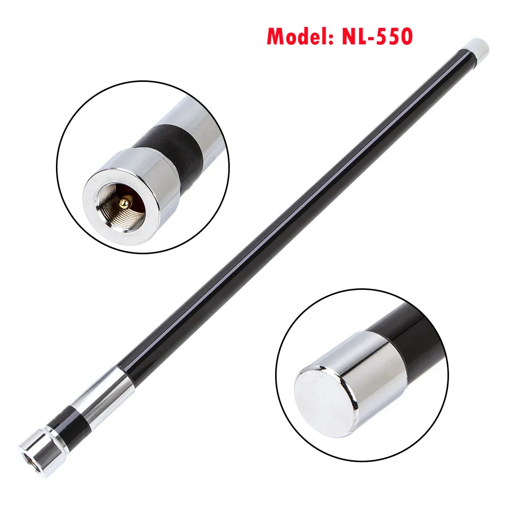 

3.0dBi High Gain Fiberglass Antenna NL-550 VHF UHF 144mhz /430mhz Dual Band 200W For Car Mobile Radio Car