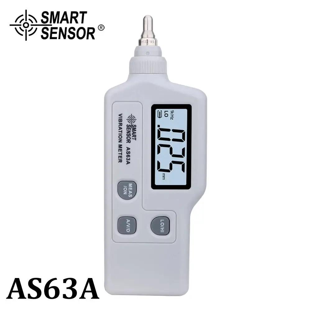 

portable vibration meter Smart Sensor AS63A, acceleration / displacement / Vibration measurer analyzer vibrometer