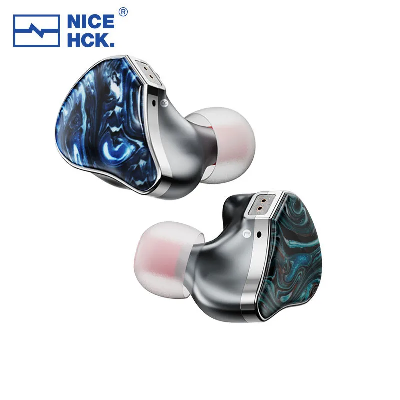 

NiceHCK Topguy Flagship Resin Audiophile Earbud 10mm Titanium Magnesium Alloy Dynamic HiFi In-Ear Earphone Monitor Music Headset