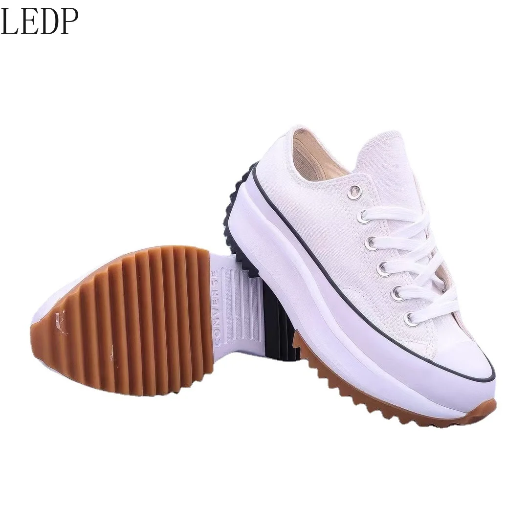 

LEDP 2022 Новые популярные туфли на платформе со скрытым каблуком высокие мужские и женские парусиновые туфли