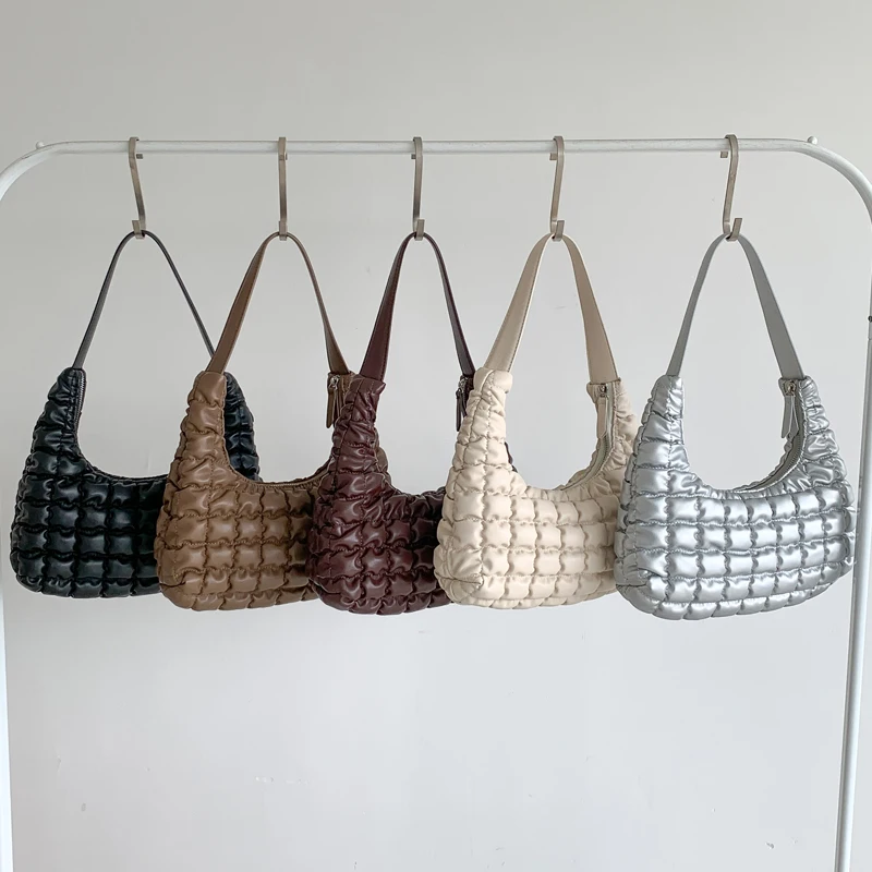 

Женская сумка-хобо из ПУ кожи, на молнии