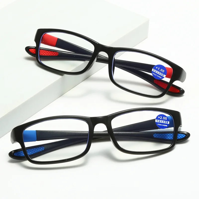 

Blue Light Blocking Reading Glasses Luxury Women Men Sport Hyperopia Eyeglasses Finished Optical Eyewear Diopter +1.0 TO +4.0