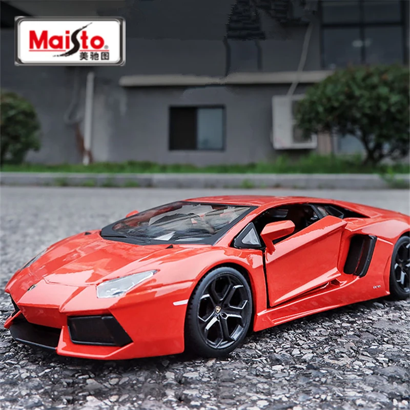 

Модель спортивного автомобиля Maisto 1:24 Lamborghini пуэртадор LP700 из сплава, литой металлический игрушечный гоночный автомобиль, модель высокой имитации, подарок для детей