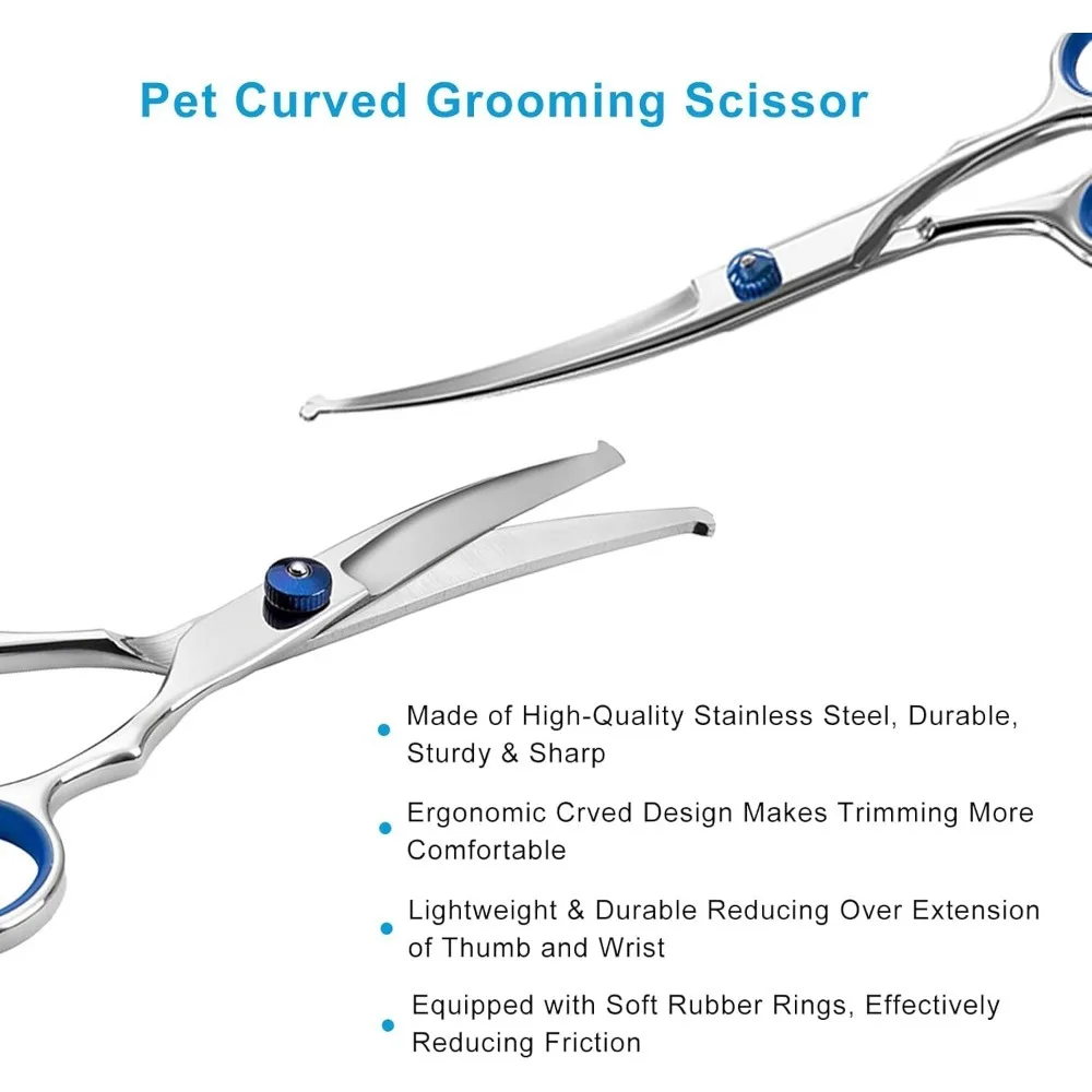 Набор ножниц премиум-класса для ухода за домашними животными — безопасный
